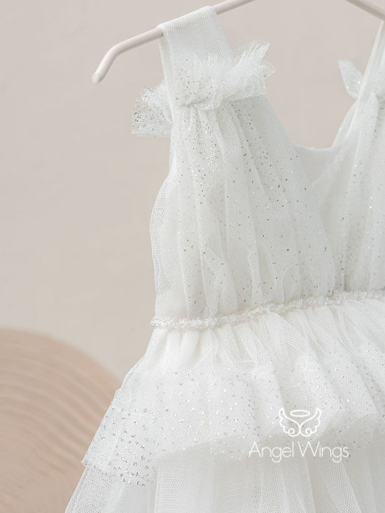 Angel Wings Βαπτιστικό Σετ Ρούχων