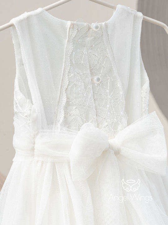 Angel Wings Βαπτιστικό Σετ Ρούχων