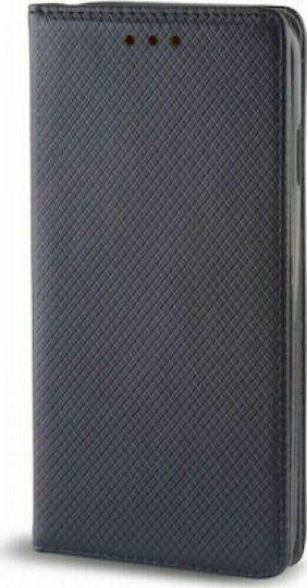 Smart Книга Изкуствена кожа Черен (Redmi Note 10 5G / Poco M3 Pro)