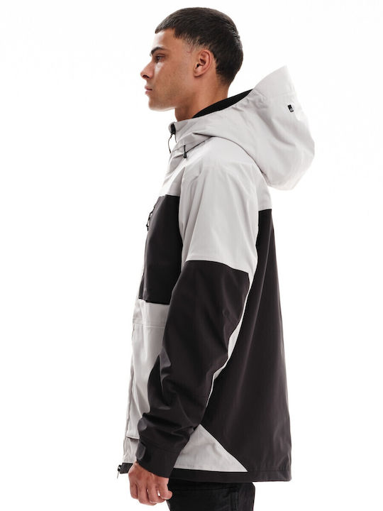 Winter Jacket Waterproof Beige/Black
