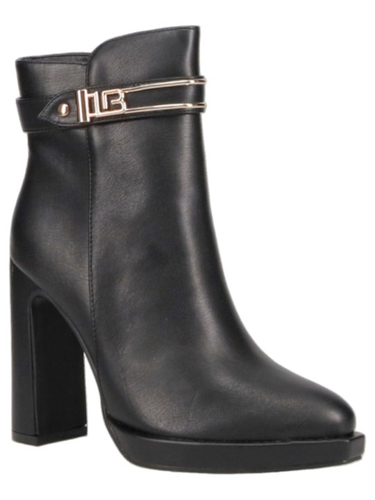 Laura Biagiotti Women's Ankle Boots with High Heel Black