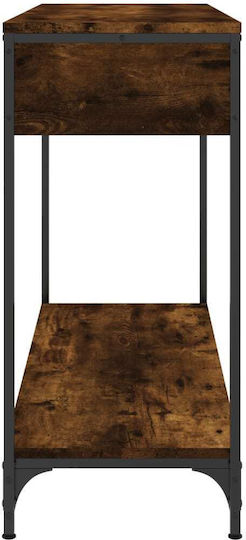 Console Table Wood & Metal Smoky Oak L100xW34.5xH75cm