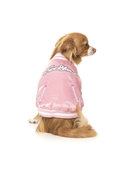 Fuzzyard Pink Dog Coat Large with 60cm Back Length