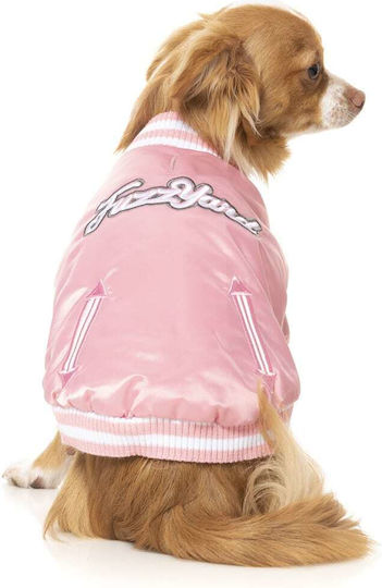 Fuzzyard Pink Dog Coat Small with 33cm Back Length