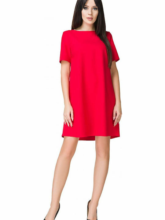 Tessita Summer Mini Evening Dress Red