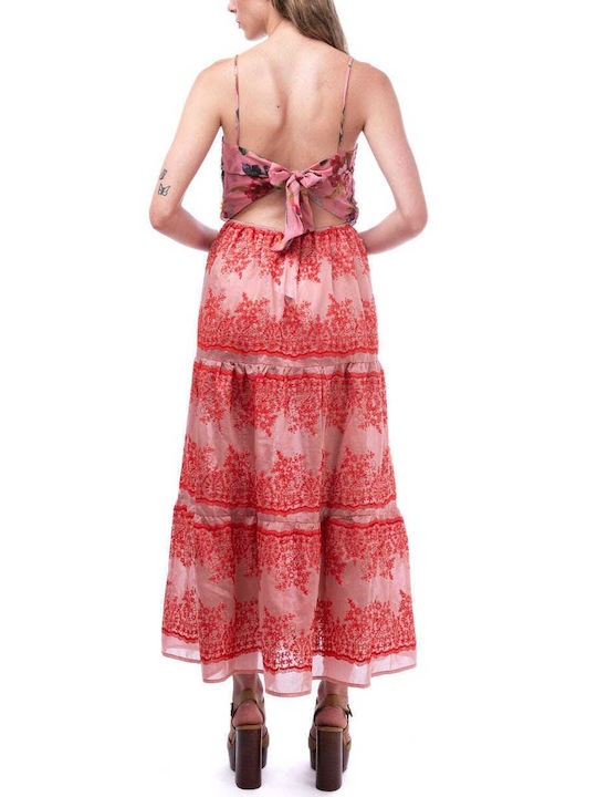 Madame Shou Shou Maxi Kleid Pink