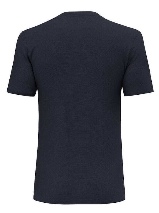 Salewa Solidlogo Dry-release M Tee Men's Short Sleeve T-shirt Blue