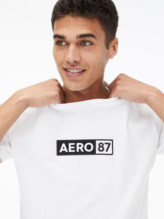 Aeropostale Men's Short Sleeve T-shirt White