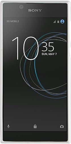 Roxfit Simply Soft Shell Back Cover Σιλικόνης Λευκό (Xperia L1)