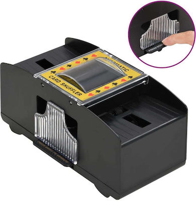 vidaXL Paper Card Shuffler Black 20.5x11cm