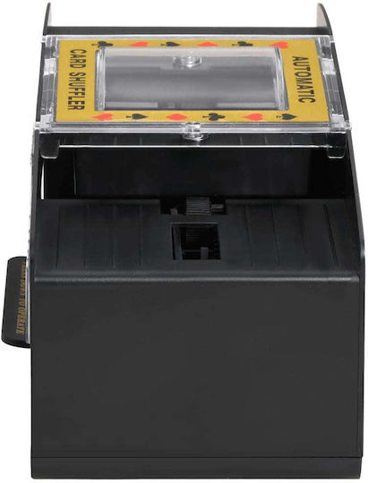 vidaXL Card Shuffler Paper Black 20.5x11cm 1pcs