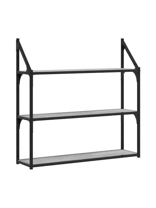 Shelf Wall Grey Sonoma 80x21x78.5cm