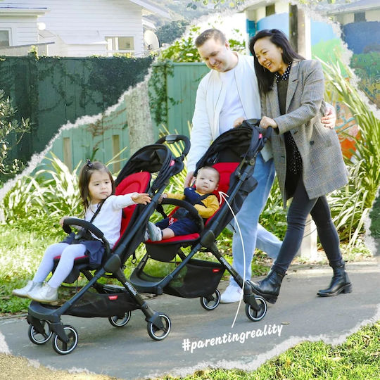 Phil & Teds Go V1 Adjustable Baby Stroller Suitable for Newborn Apple 5kg