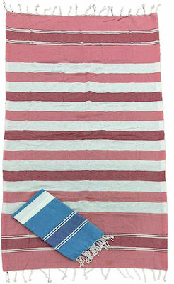 Summertiempo 62844 Beach Towel Blue with Fringes 180x90cm. 62844