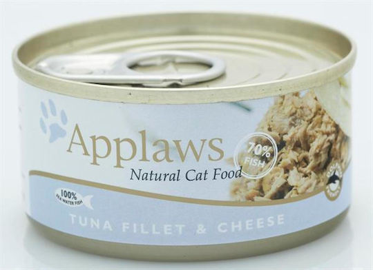 Applaws Natural Cat Food Wet Food for Adult Cats in Cans with Tuna 70gr