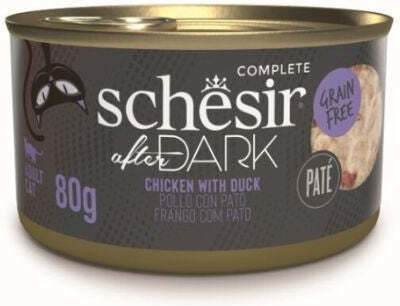 Schesir After Dark Nasses Katzenfutter für Katze mit Huhn 80gr 55061420