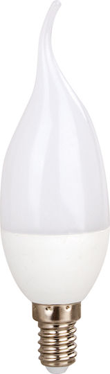 Aca LED Bulb 7W for Socket E14 and Shape C35 Natural White 710lm