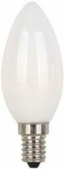 Atman Bec LED 6W 98mm pentru Soclu E14 și Formă C35 Alb rece 660lm