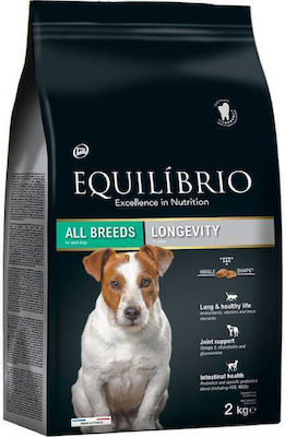 Equilibrio All Breeds Longevity 12kg Trockenfutter für ältere Hunde mit Huhn