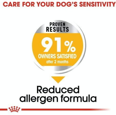 Royal Canin Dermacomfort Medium 3kg Dry Food Gluten-Free for Adult Medium Breed Dogs with Rice