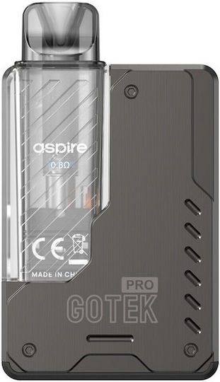 Aspire Gotek Pro Комплект капсули 2мл с Вградена Батерия 1500mAh Gunmetal