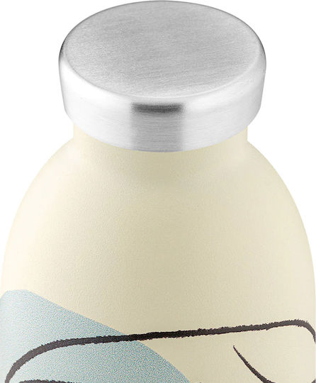 24Bottles Clima Bottle Thermos Stainless Steel BPA Free 500ml White Calypso
