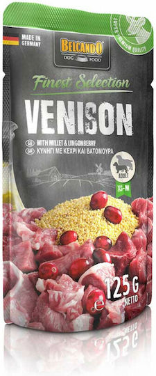 Belcando Finest Selection Wet Food Dogs in Pouches with Bushmeat and Blueberries 125gr