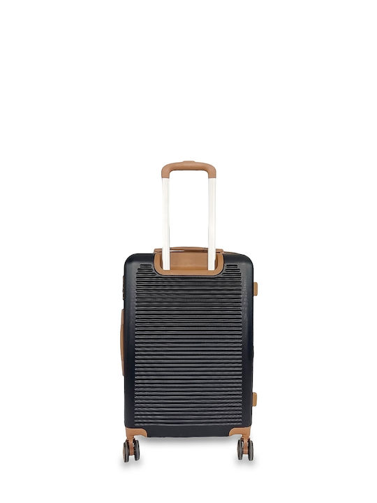 Ithaki Cabin Travel Suitcase Hard Black with 4 Wheels Height 55cm 01000498