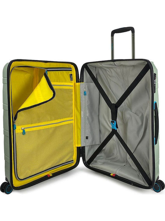 Bg Berlin Mittlerer Hart-Türkis Reise Koffer mit 4 Rädern Höhe 67,5 cm