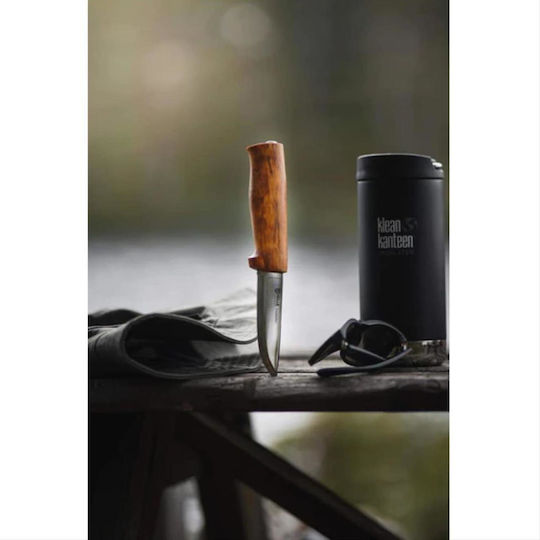 Helle Fossekallen 49 Knife Brown in Leather Sheath