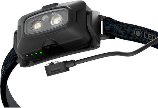 LedLenser Rechargeable Headlamp LED IP68 with Maximum Brightness 500lm Hf4r Core Black