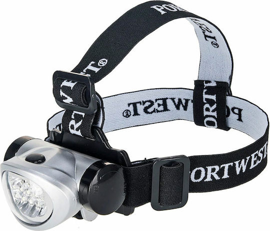 Portwest Headlamp LED with Maximum Brightness 40lm Black