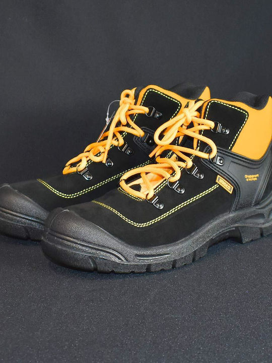 Ingco Boots Safety S1P with Certification P, AN,SRC