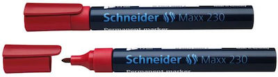 Schneider Maxx 230 Marker Permanent 3mm Roșu