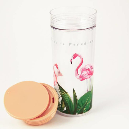 Chic Mic SlideCup Crystal Kids Water Bottle Plastic with Screw Cap Non Spill 500ml