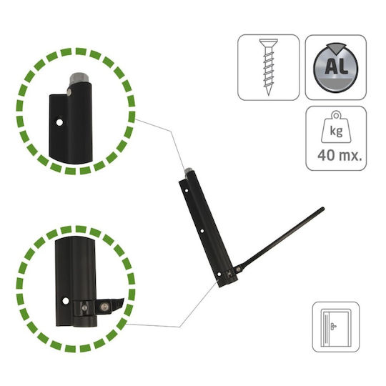 Amig Door Return Mechanism for Doors up to 180cm and 40kg White