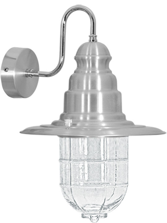 ARlight GA 197AL Wall-Mounted Outdoor Lighting with Shade Silver