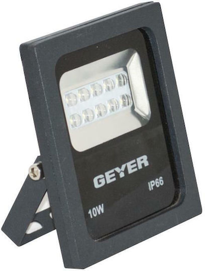 Geyer Waterproof LED Floodlight 10W Cold White IP66