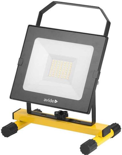 Avide Στεγανός Προβολέας LED 30W Φυσικό Λευκό 4000K IP65