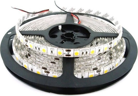 Atman Αδιάβροχη Ταινία LED 12V Κίτρινο Φως 5m Τύπου SMD5050