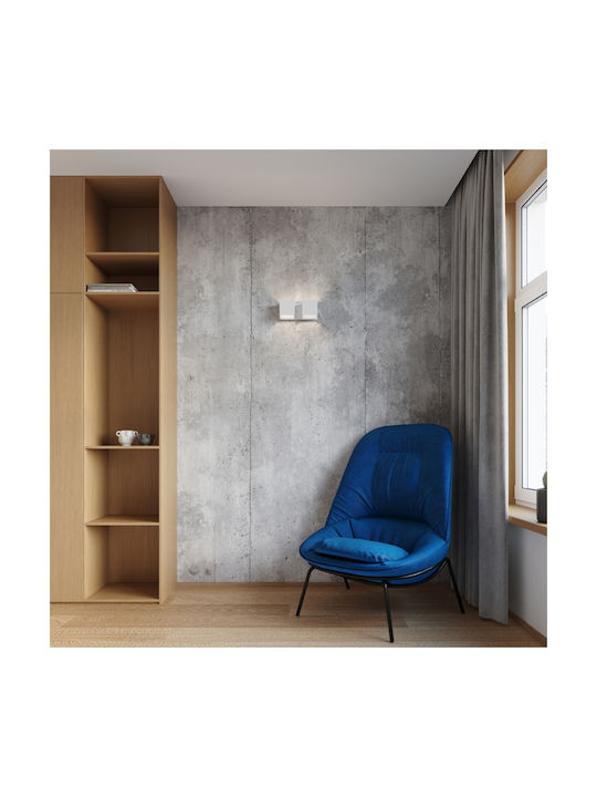 Sollux Quad 2 Modern Lamp Wall with Socket G9 White 31x14x14cm