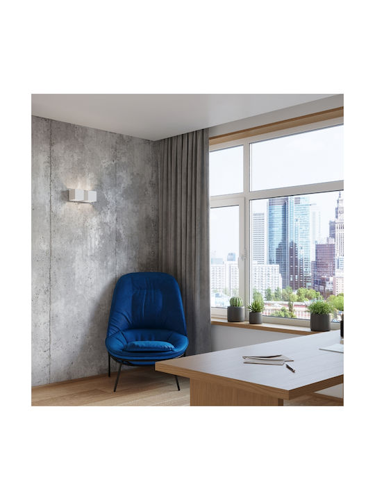 Sollux Quad 2 Modern Lamp Wall with Socket G9 White 31x14x14cm