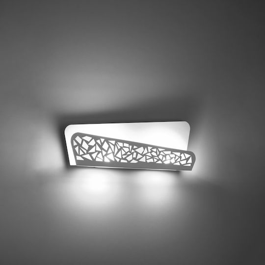 Sollux Antares Modern Lamp Wall with Socket G9 White 40x17x8cm