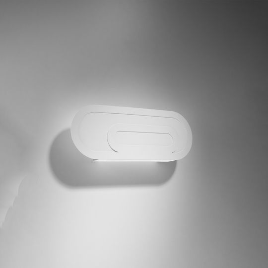 Sollux Saccon Modern Lamp Wall with Socket G9 White 47x17x13cm