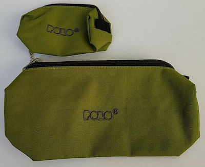 Polo Original 600D Pencil Case Barrel with 1 Compartment Green