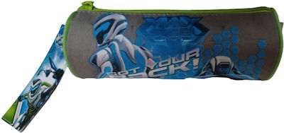 Gim Max Steel Got Your Back Pencil Case Barrel with 1 Compartment Multicolored