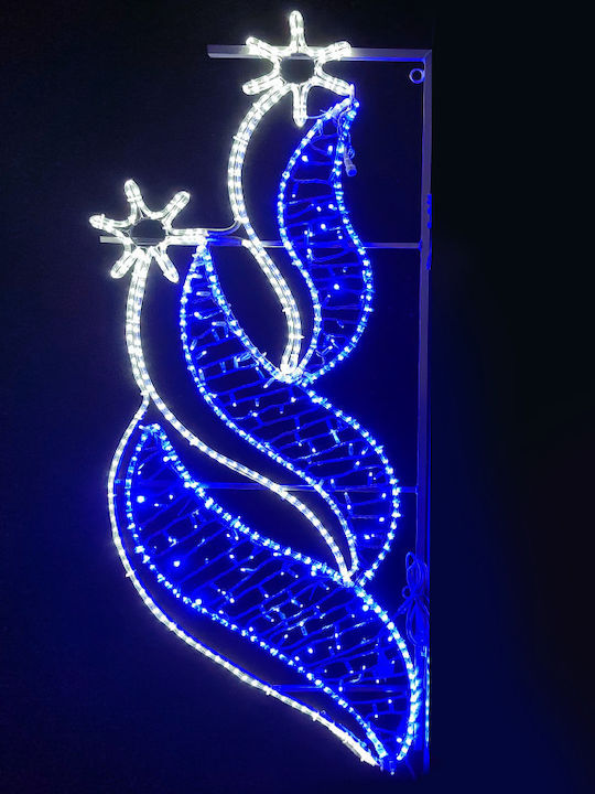 Aca Christmas Light Tube 180x80cm Bethlehem Stars