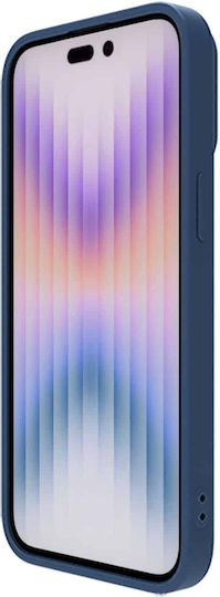 Nillkin Camshield Silky Umschlag Rückseite Silikon Blau (iPhone 15 Pro)