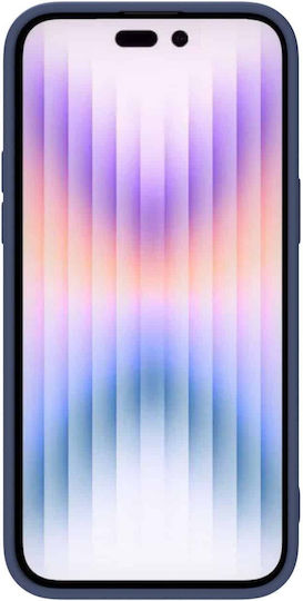 Nillkin Camshield Silky Umschlag Rückseite Silikon Blau (iPhone 15 Pro)