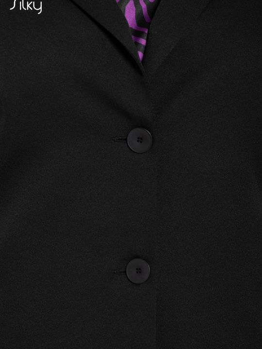 Silky Collection Women's Blazer Black